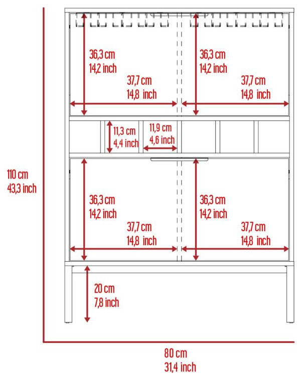DEPOT E-SHOP: Roma Mirrored Med Cabinet,6 External Shelves,3 Interior Shelves