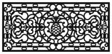 Pineapple Heritage Rubber Doormat, 36"x72