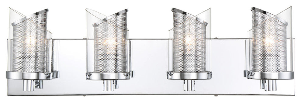 Varaluz So Inclined 4-Lt Bath - Chrome