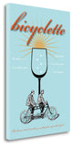 "Bicyclette Recipe" By Fig-Melon Press, Giclee Print on Gallery Wrap Canvas