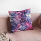 Plutus Purple Pink Fureal Faux Fur Luxury Throw Pillow, Purple Pink, 26" x 26"