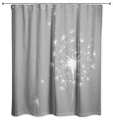 Watercolor Dandelion 2 71x74 Shower Curtain