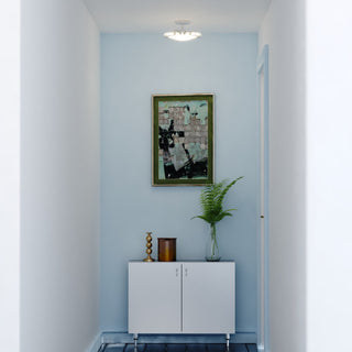 Clara 12.25" Semi-Flush Mount Brushed Nickel