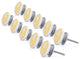 Mascot Hardware Circle Checkered Yellow Drawer Cabinet Knob - Pack of 10