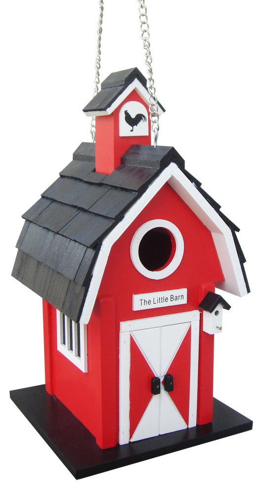 Barn Birdhouse, Red