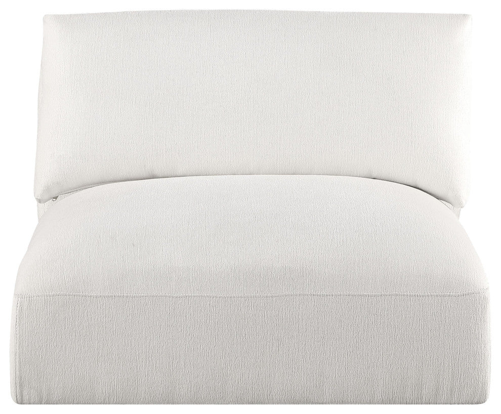Ease Upholstered Armless, Cream