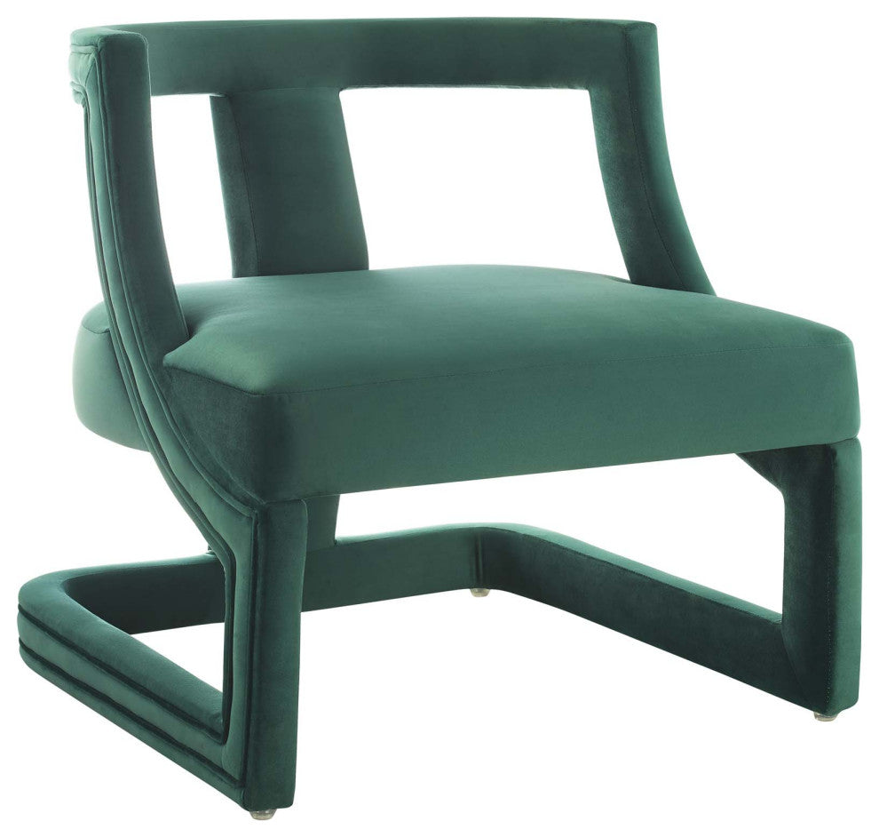 Requisite Accent Lounge Performance Velvet Armchair