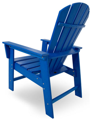 Polywood South Beach Casual Chair, Pacific Blue