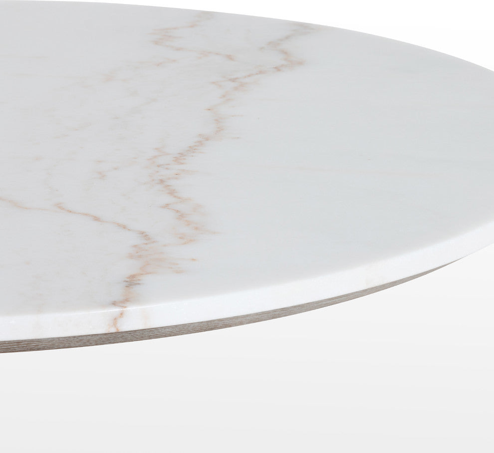 Powell Bistro Table-42"-White Marble
