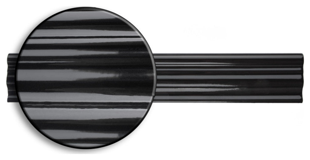 Chester Chair Rail Nero Ceramic Wall Trim