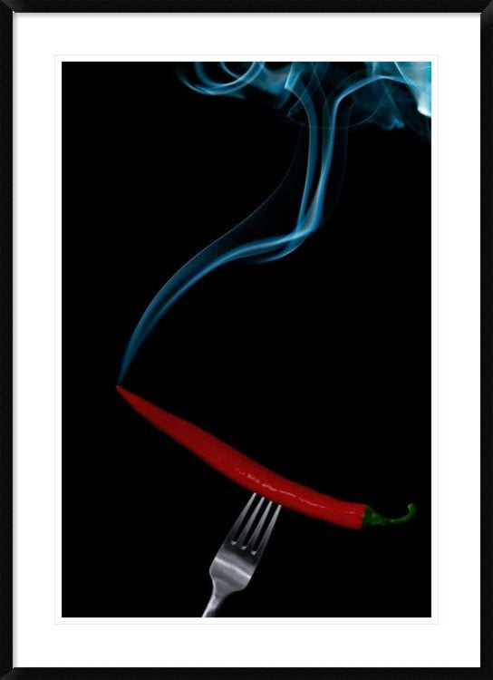"Hot Bite" Framed Digital Print by Gert Lavsen, 32x44"