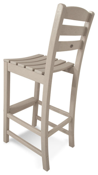 Polywood La Casa Cafe Bar Side Chair, Sand