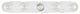 Monroe Large Glass Vanity, Polished Nickel