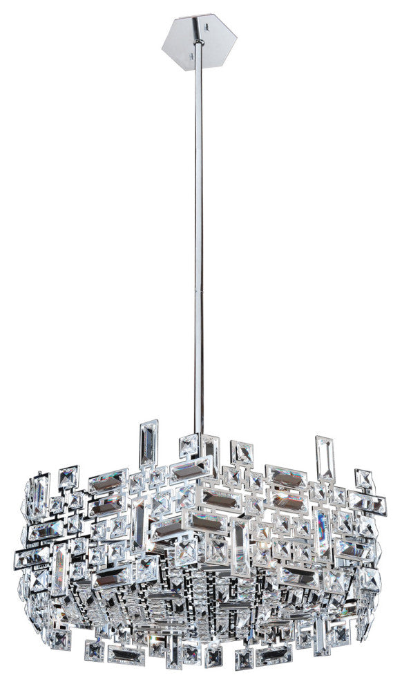 Vermeer 24" Hexagonal Pendant
