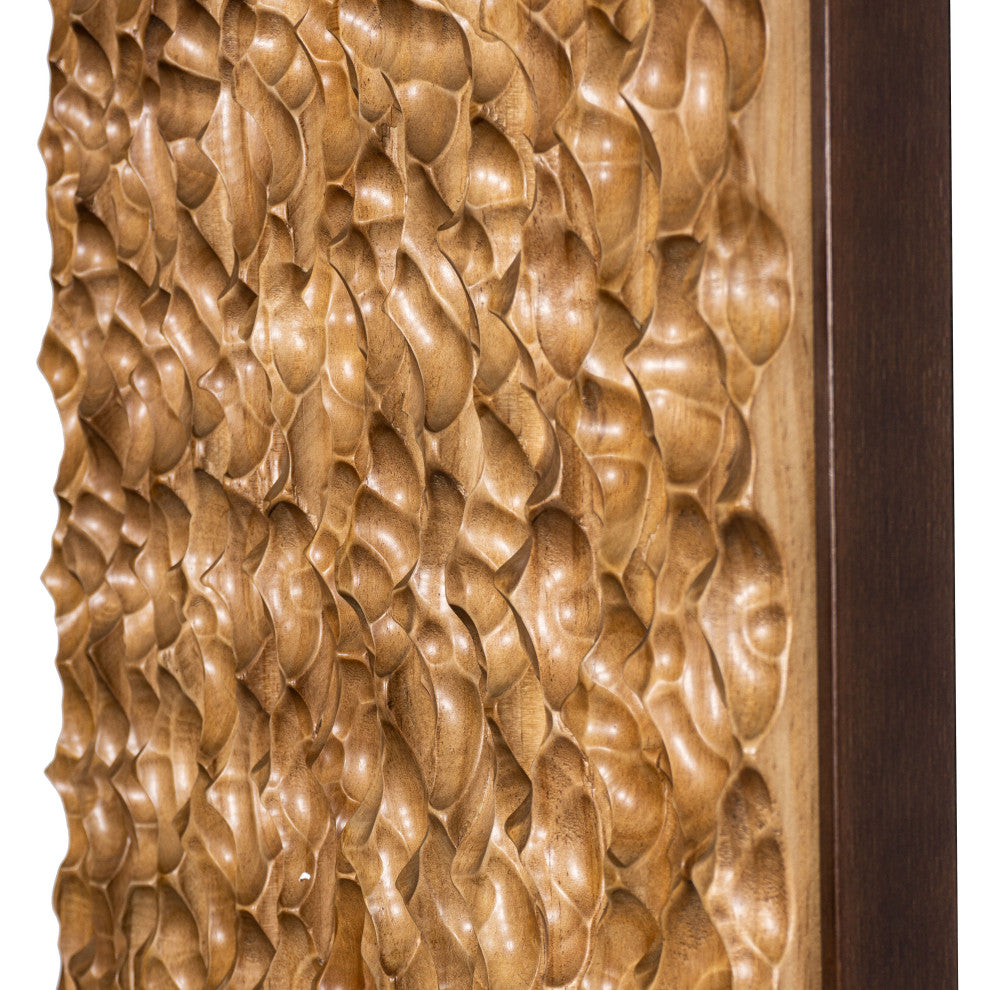 Bonneville Carved Wood Shadow Box Wall Decor