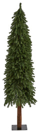 6ï¿½ Grand Alpine Christmas Tree with 601 Bendable Branches on Natural Trunk
