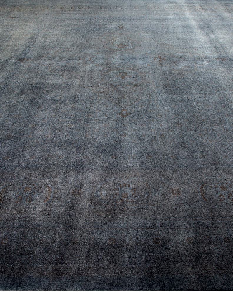 Fine Vibrance, One-of-a-Kind Handmade Area Rug Light Gray, 18'4"x12'5"