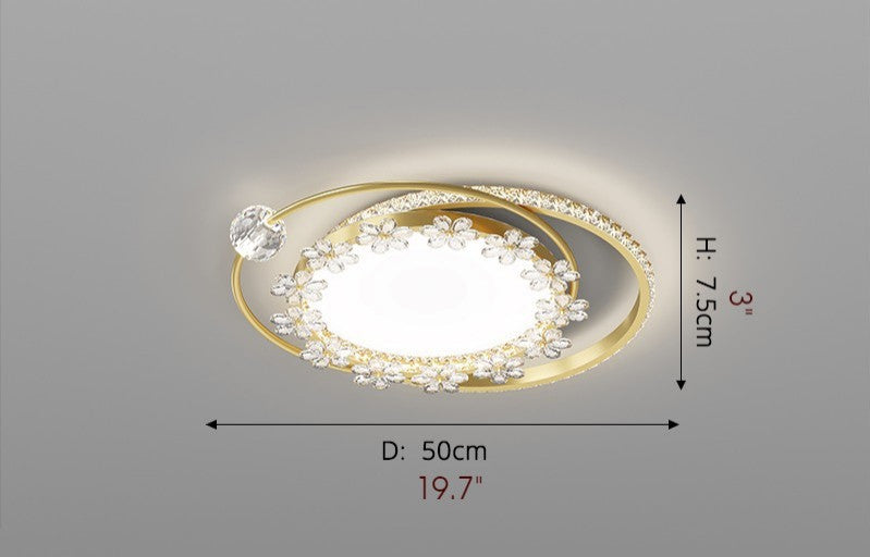 Sankt Vith | Luxury Circle LED Chandelier, Gold, A