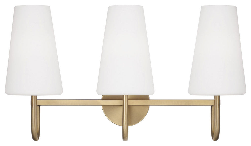 Capital Lighting 155231-550 Averitt 3 Light 24"W Vanity Light - Matte Black