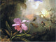 Martin Johnson Heade Carrleya Orchid With Two Hummingbirds Wall Decal