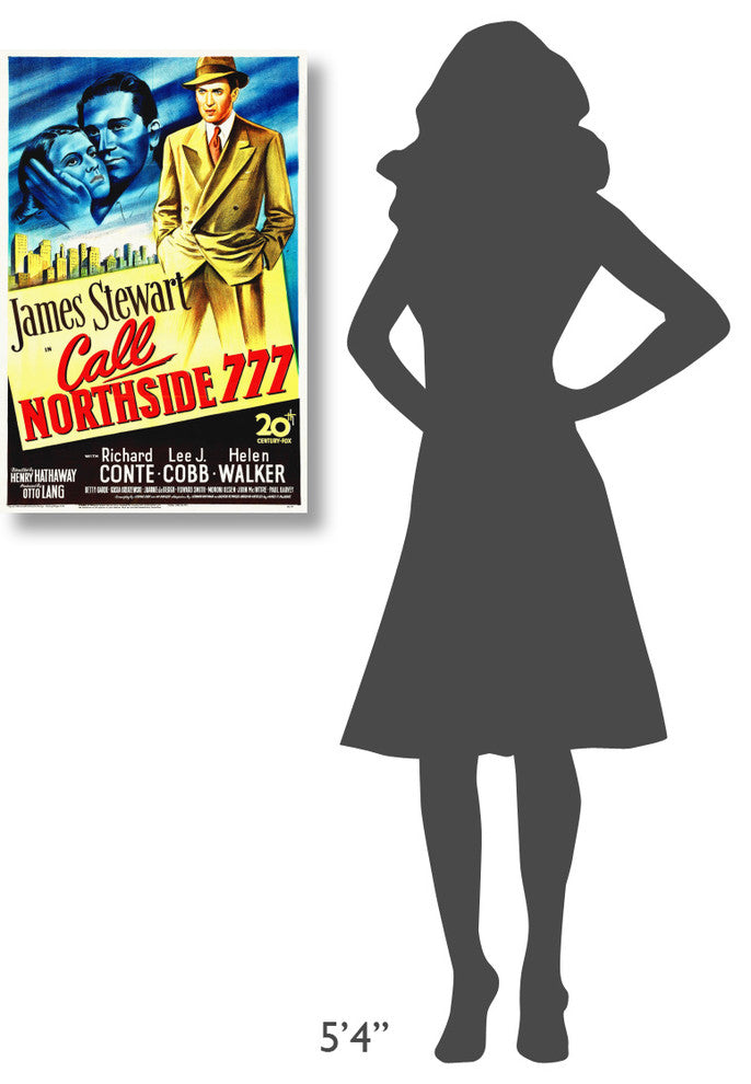 "Call Northside 777" Stretched Canvas Giclee by Hollywood Photo Archive, 20x30"