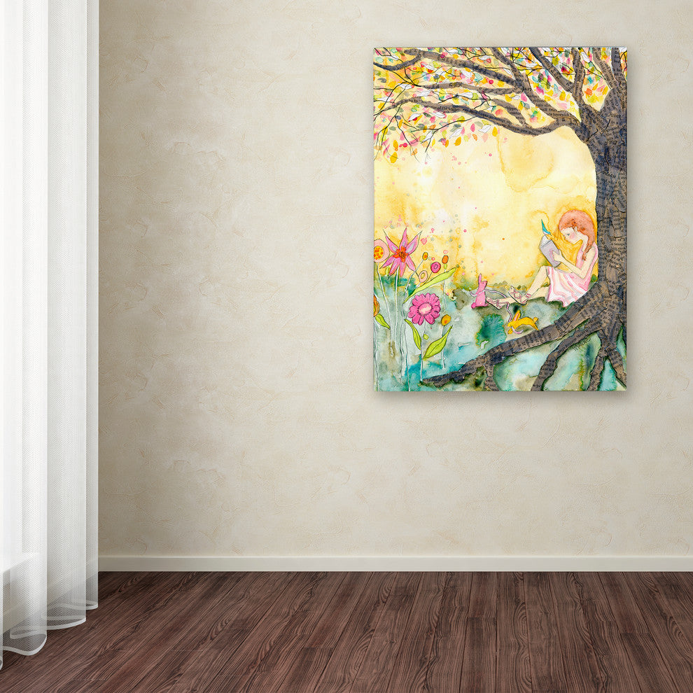Wyanne 'Book Nook' Canvas Art, 32"x24"