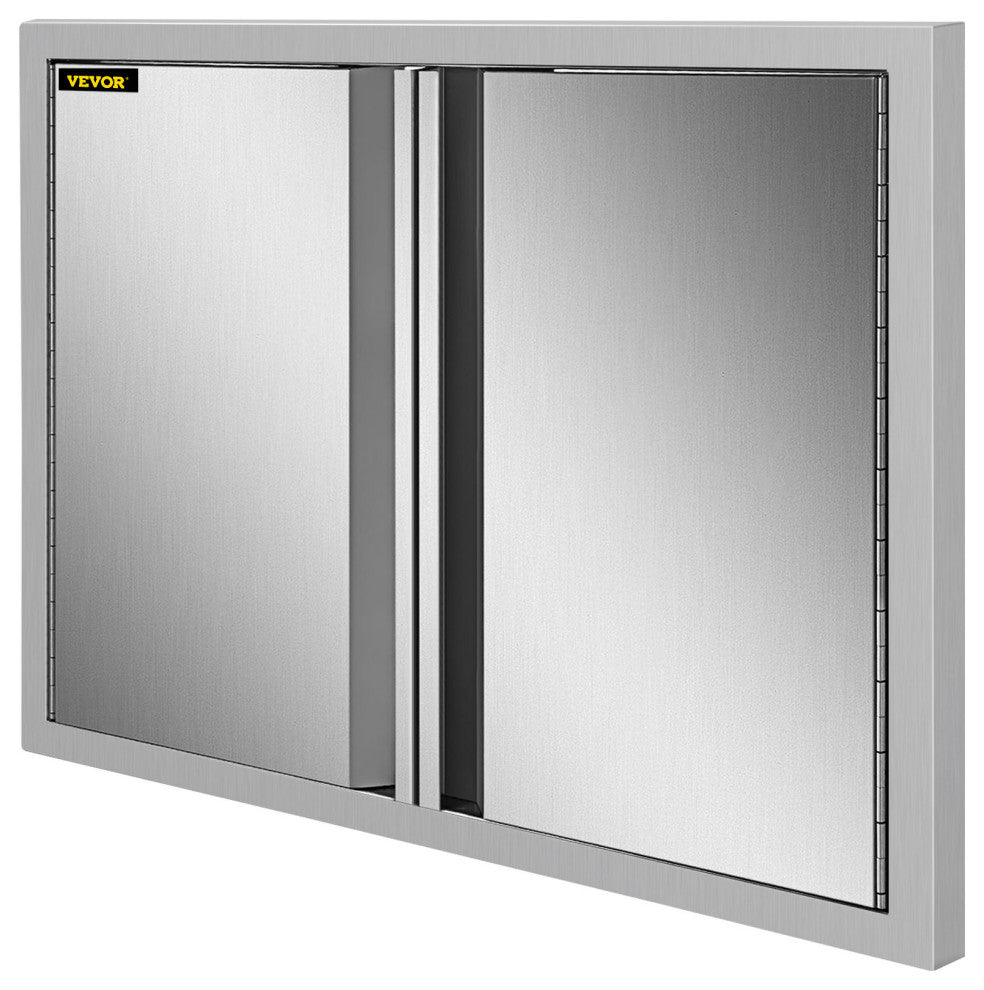 VEVOR 31X24" Outdoor Kitchen Access Door BBQ Island Stainless Steel Cabinet Door