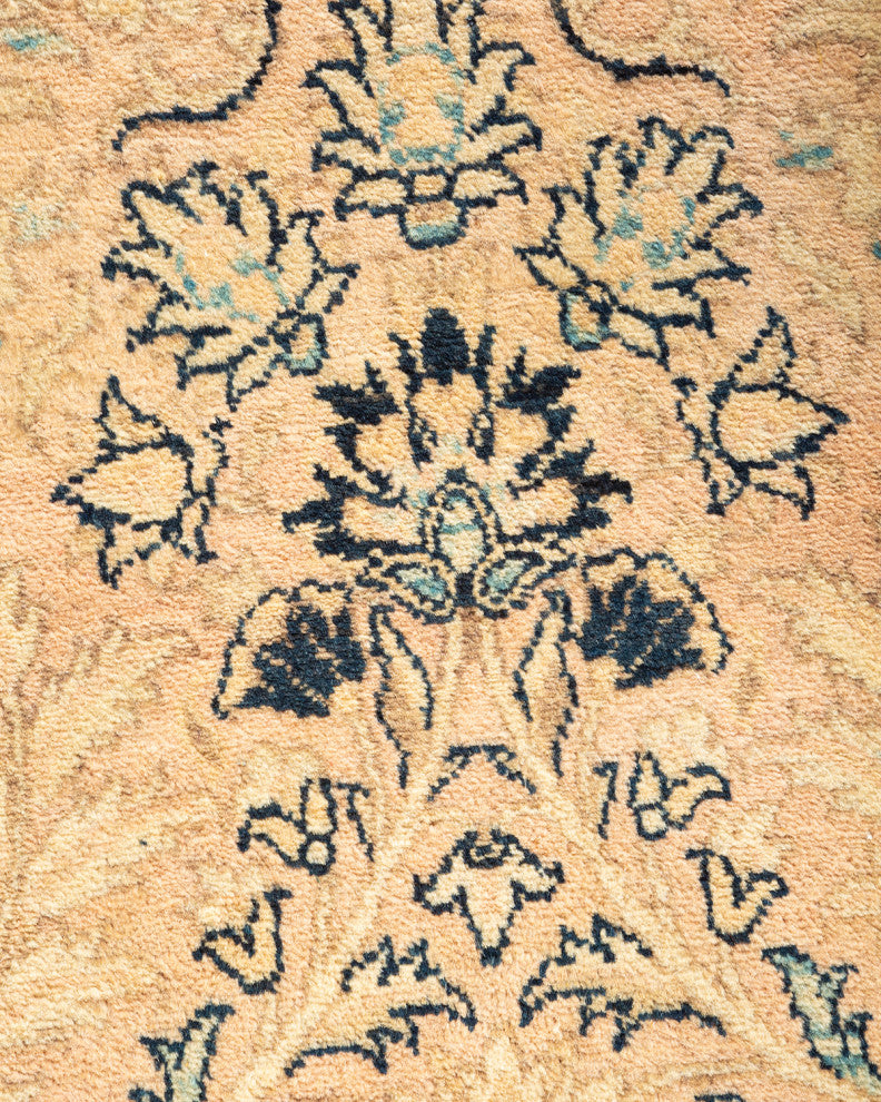 Mogul, One-of-a-Kind Hand-Knotted Area Rug  - Beige, 6' 2" x 9' 3"