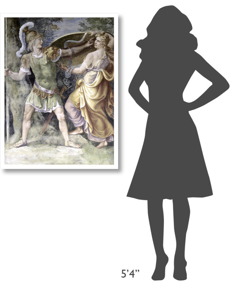 "Thetis Arming Achilles" Digital Paper Print by Giulio Romano, 29"x38"