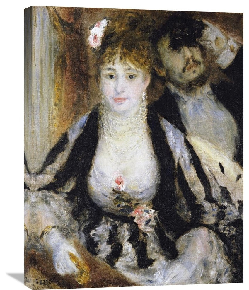 "The Theatre Box (La Loge)" Canvas Giclee by Pierre-Auguste Renoir, 23"x30"