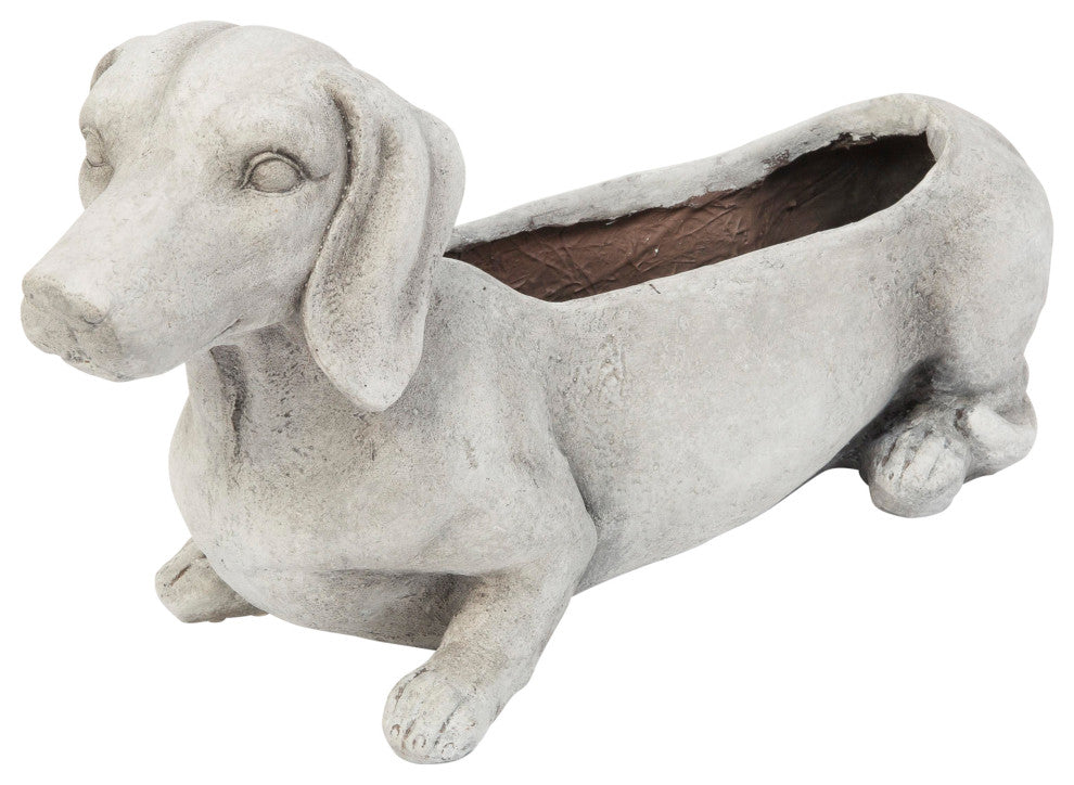 22-Inch Long Magnesium Dog Planter