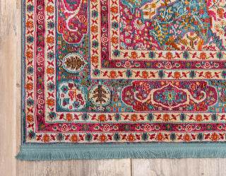 Unique Loom Red Baracoa Regla 4'x6' Area Rug
