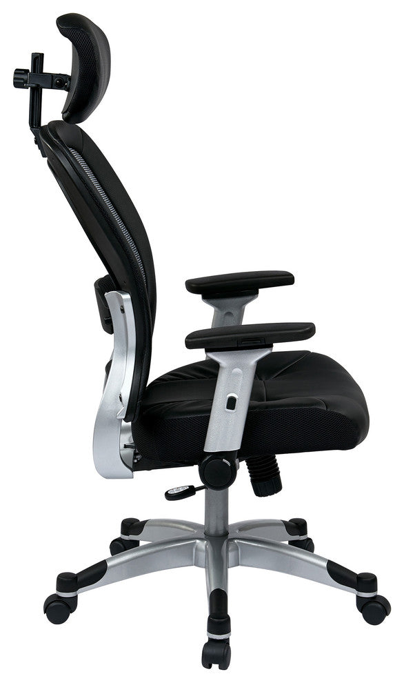 Professional Light Air Grid Back Chair With Headrest