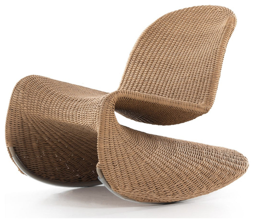 Portia Outdoor Rocking Chair-Natural