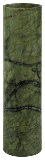 Meyda lighting 123469 4"W X 15.75"H Cylinder Jadestone Green Flat Candle Cover