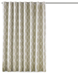 SunSmart Blakesly Ikat Blackout Window Panel, Grey, Taupe, 100"x84"