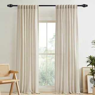 1" Pineapple Curtain Rod, 28"-48", Burnt Gold
