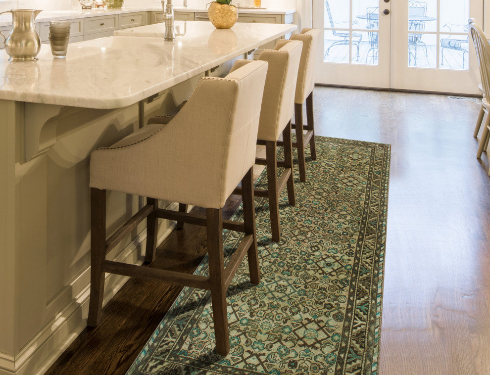 Vintage Distressed Mikaela Beige Runner