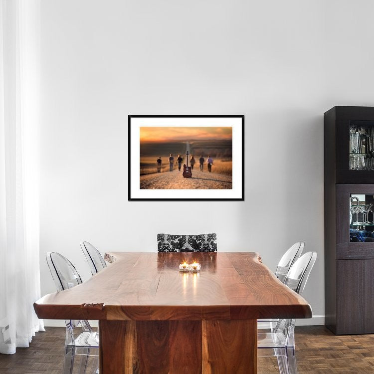"Velvet Crush" Framed Digital Print by Jake Olson, 38"x28"