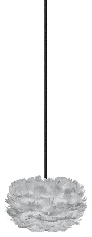 Eos Micro Plug-In Pendant, Black/Gray