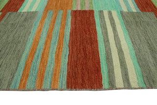Winchester Kilim Austin Gray/Rust Rug, 5'4x7'9