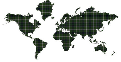 Studio Map Mural, Dark Green Plaid, Wallpaper, 8 Panels, 142"x69"