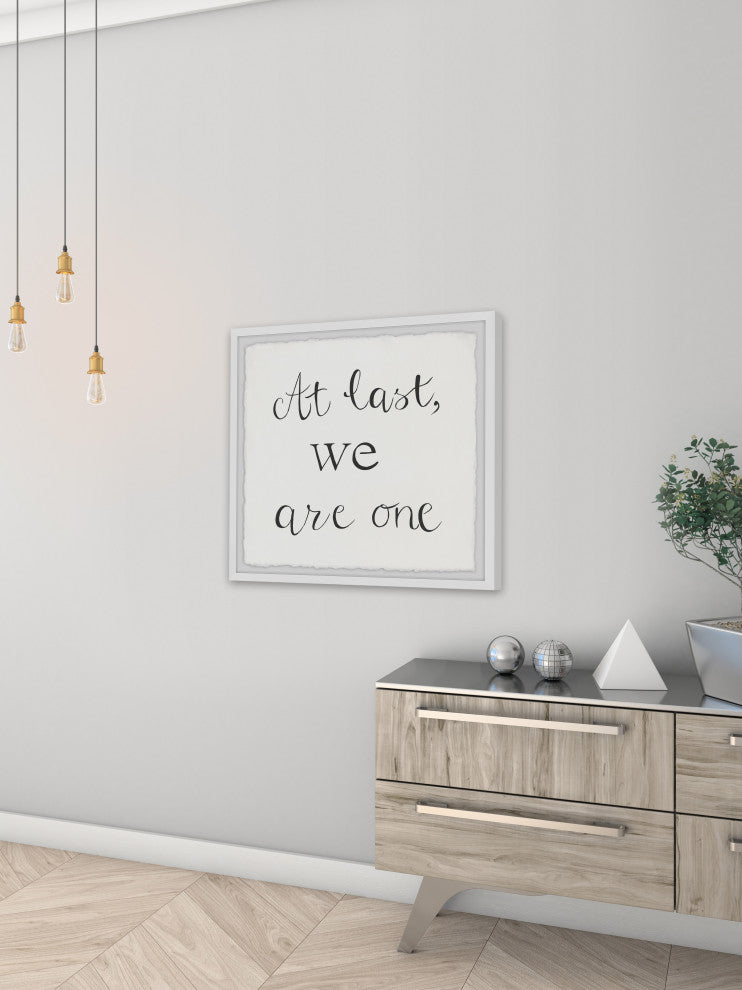 "We Are One II<br>" Framed Painting Print, 12x12