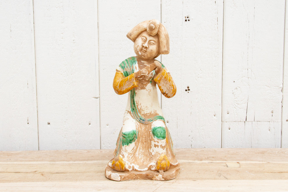 Original Sancai Glazed Chinese Statue