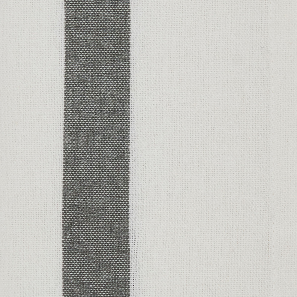 Table Napkins With Banded Design, Set of 4, White