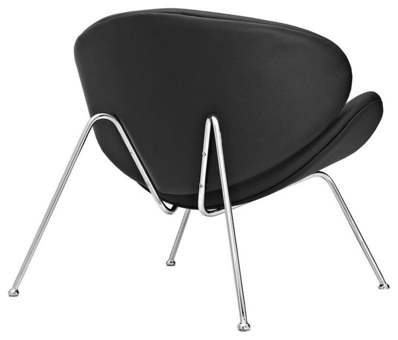 Nutshell Lounge Chair in Black
