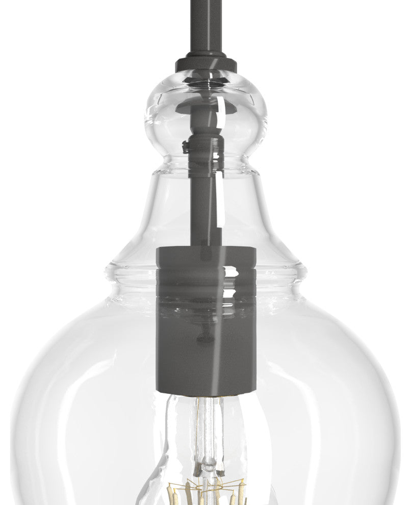 Hunter Maple Park Noble Bronze 1 Light Mini Pendant Ceiling Light