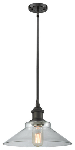 Innovations Disc 1-Light Dimmable LED Pendant, Oiled Rubbed Bronze
