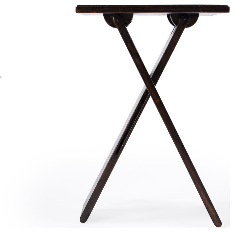 Hammond Table, White, Brown