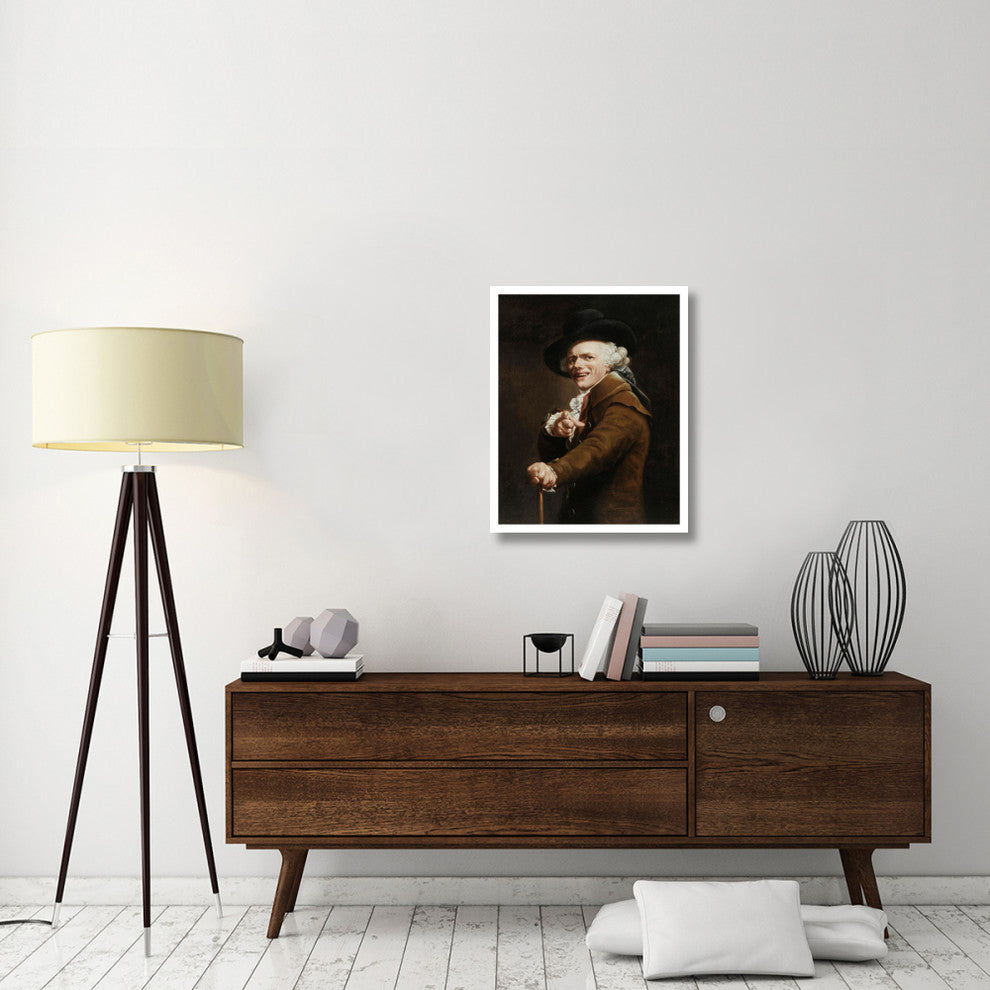 "Portrait of the Artist as a Mocker" Paper Print by Joseph Ducreux, 24"x30"